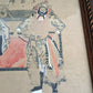 19th Century Chinese Qing Peking Opera Theatre Framed Watercolour & Ink Painting