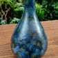 Antique Heavily Glazed English Pottery Ceramic Mottled Drip Bottle Shaped Vase - Tommy's Treasure