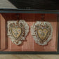 Rare Pair of Antique Victorian Sweetheart Pin Cushions - Military Boer War/WW1 - Tommy's Treasure