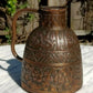 19th Century Middle Eastern Persian Antique Repousse Copper Water Jug - Tommy's Treasure