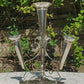 Antique Silver Plate 4 Trumpet Epergne Centerpiece Vase James Deakin Sheffield - Tommy's Treasure