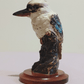 Vintage Australian Pottery Porcelain Perched Kookaburra Kingfisher Bird Figurine - Tommy's Treasure
