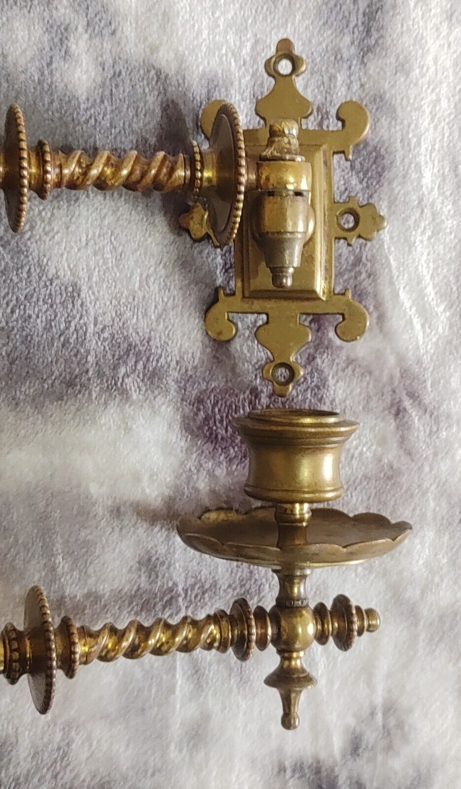 VICTORIAN GOTHIC CANDLESTICKS  Candle candelabra, Vintage brass