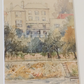 Antique 19th C British Watercolour Art Painting by Charles T. Hollis Royal Academy & Royal Society of British Artists