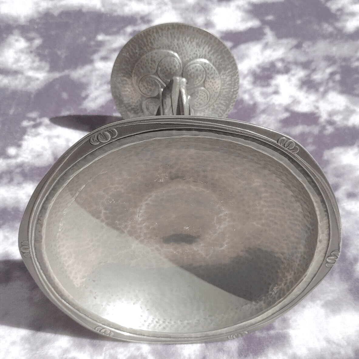 Archibald Knox Liberty & Co Tudric Arts & Crafts Pewter Tazza Compote Bowl - Tommy's Treasure