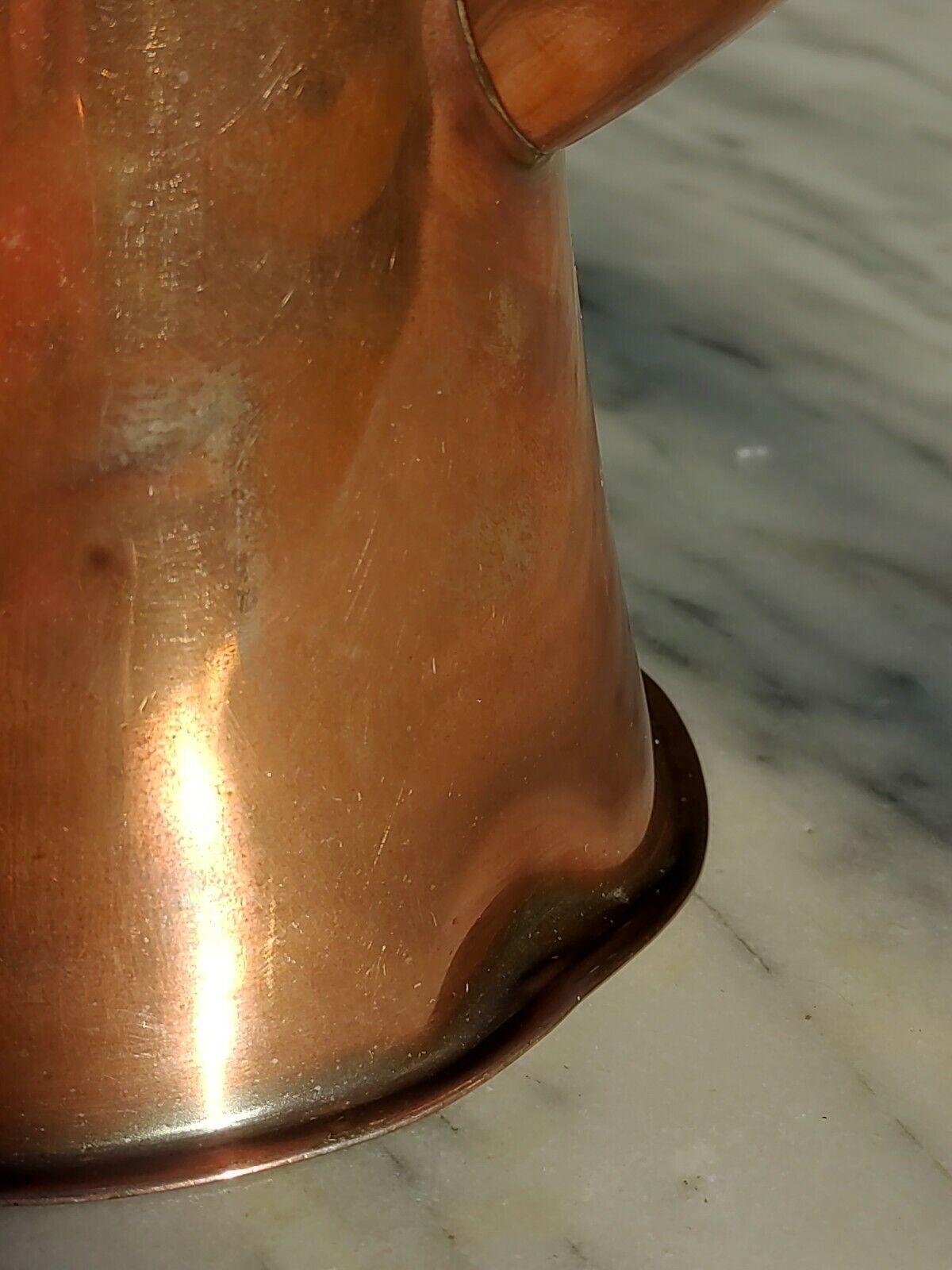 18th Century English Georgian Seamed Copper Antique Chocolate Coffee Pot - Tommy's Treasure