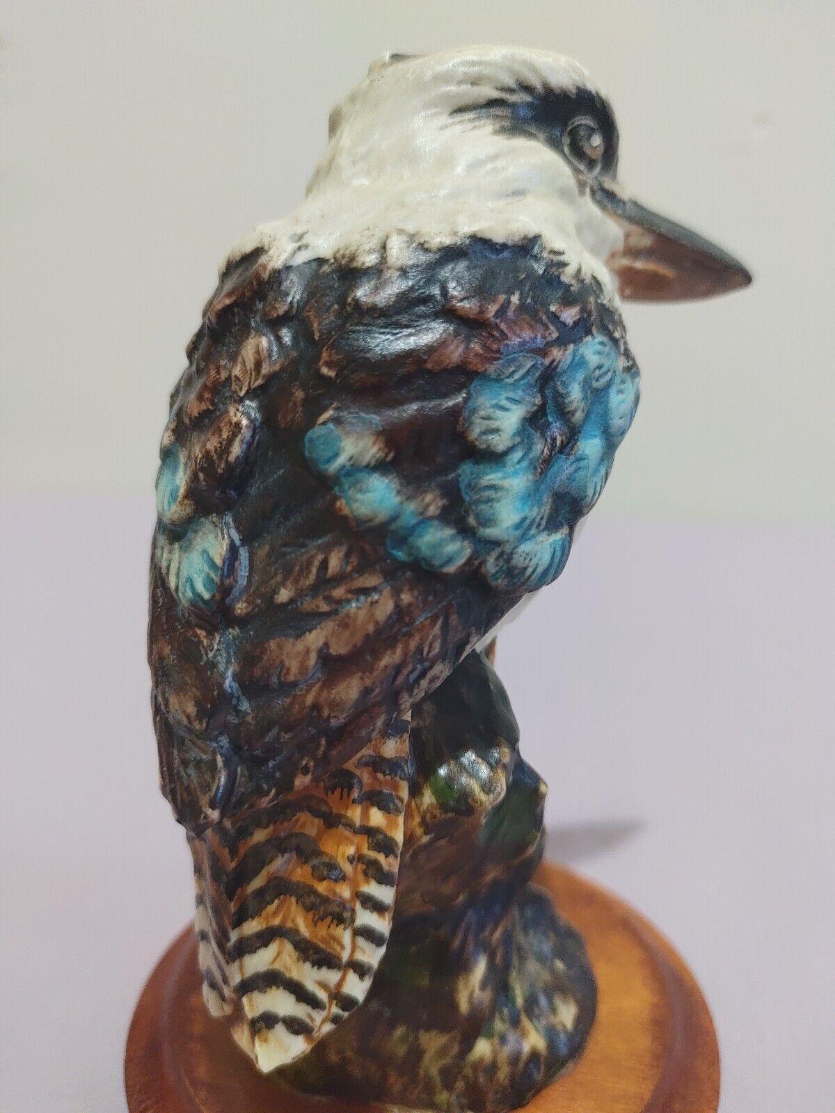 Vintage Australian Pottery Porcelain Perched Kookaburra Kingfisher Bird  Figurine – Tommy's Treasure