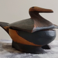 African Tribal Rotse Lozi Zambia Zoomorphic Duck Bowl Container Wood Carving
