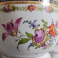 Antique Dresden German Porcelain Handpainted Flowers Jardiniere Cachepot Planter