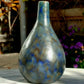 Antique Heavily Glazed English Pottery Ceramic Mottled Drip Bottle Shaped Vase - Tommy's Treasure