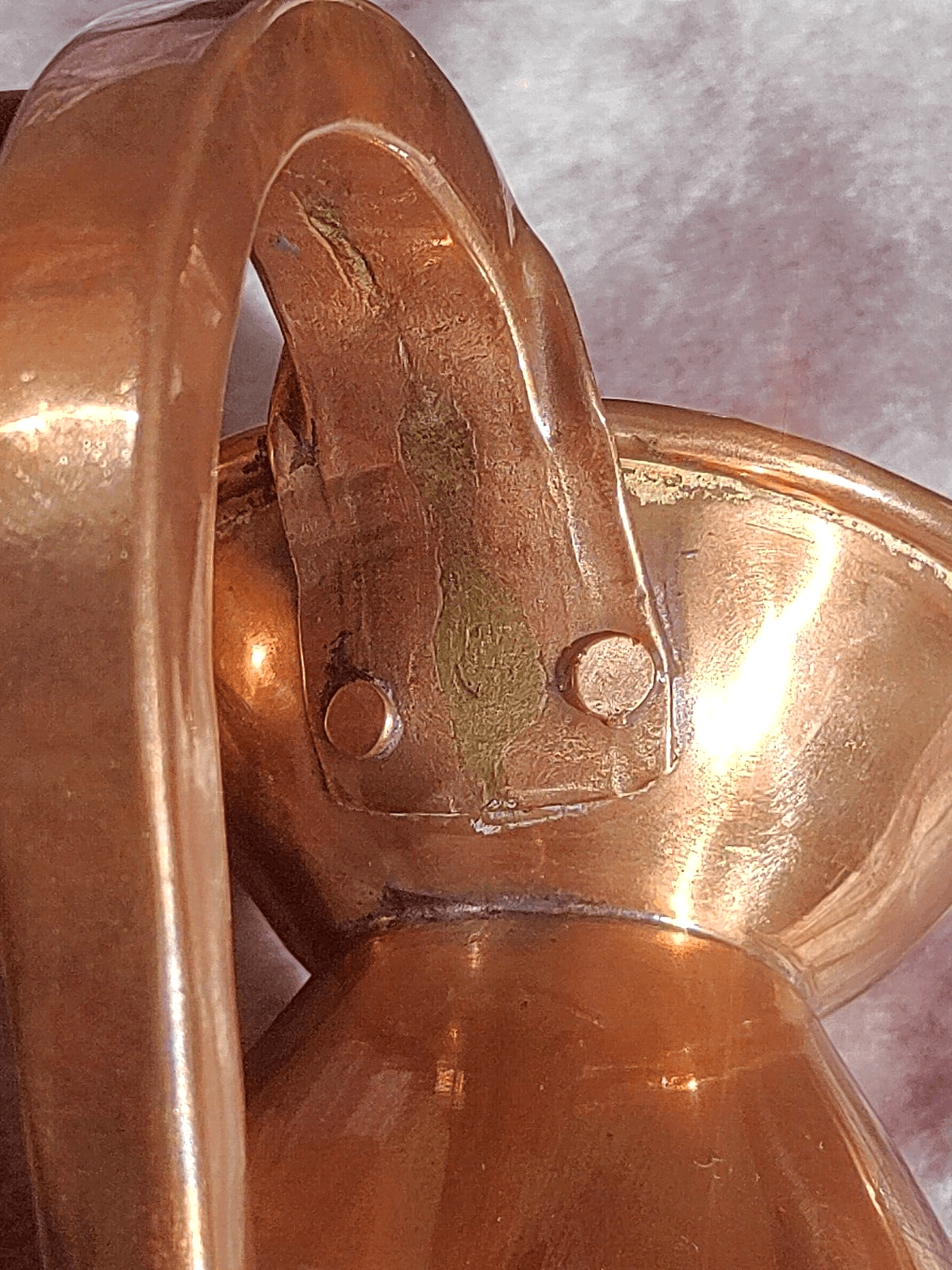 19th Century Antique Victorian English Copper Haystack Measuring Pitcher Jug Set - Tommy's Treasure
