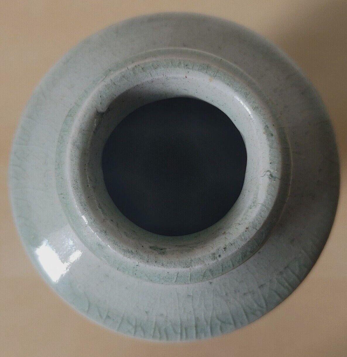 Chinese Ming Dynasty Longquan Celadon-Glazed Pottery Porcelain Vase Pot - Tommy's Treasure