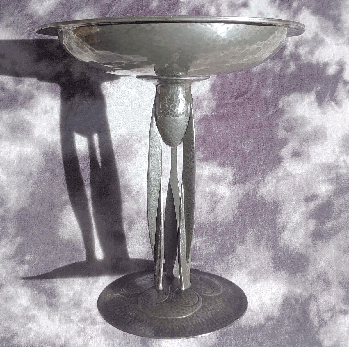 Archibald Knox Liberty & Co Tudric Arts & Crafts Pewter Tazza Compote Bowl - Tommy's Treasure