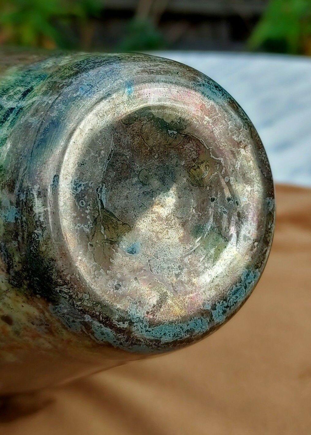 c.1905 Cobalt Blue Bohemian Polish Knizek Boudnik Pandora Glass Vase - Tommy's Treasure