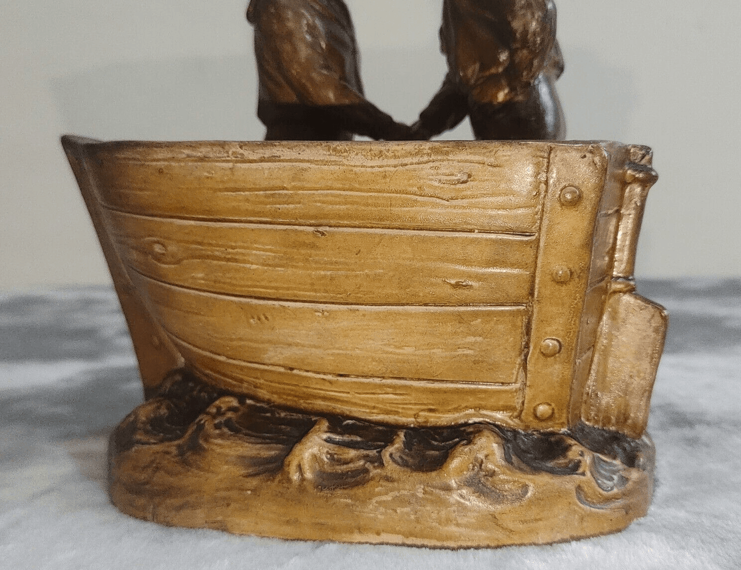Antique Austrian Bohemian Turn-Teplitz Brothers Urbach Pottery Sailor Planter - Tommy's Treasure